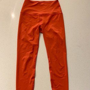 Beyond Yoga orange High Waisted Legging